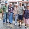 Uitstap naar Monschau: Amerikaanse ambassadors en gastgezin.