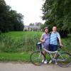 Australian ambassadors on a bike ride.