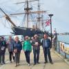 The Naval Dockyard at Portsmouth.